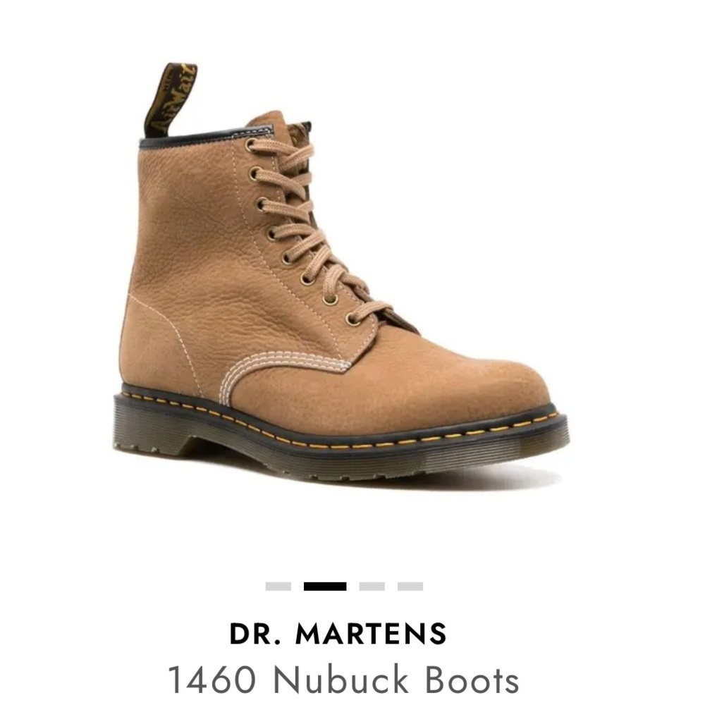 Dr. Martens 1460 Nubuck Boots DR. MARTENS
Men size 11women 12 gently used - Picture 2 of 16